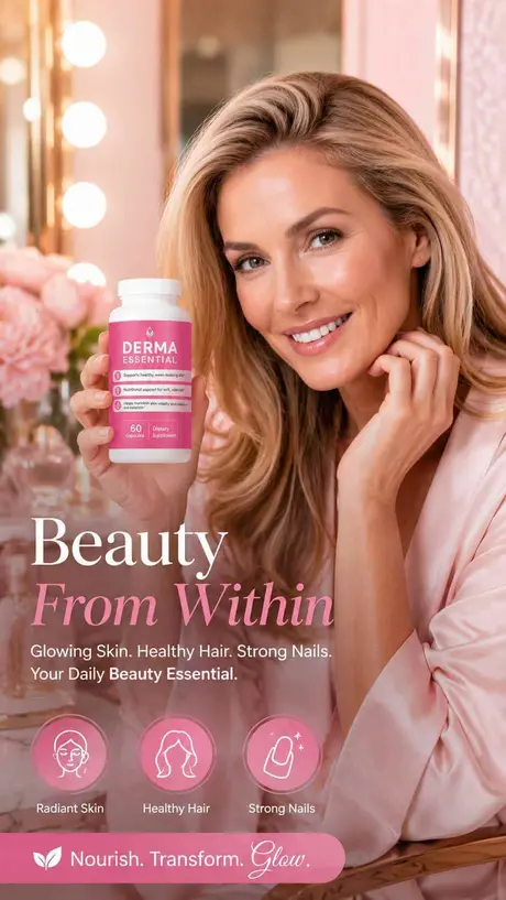 Derma Essential daily beauty capsule for skin hair and nails